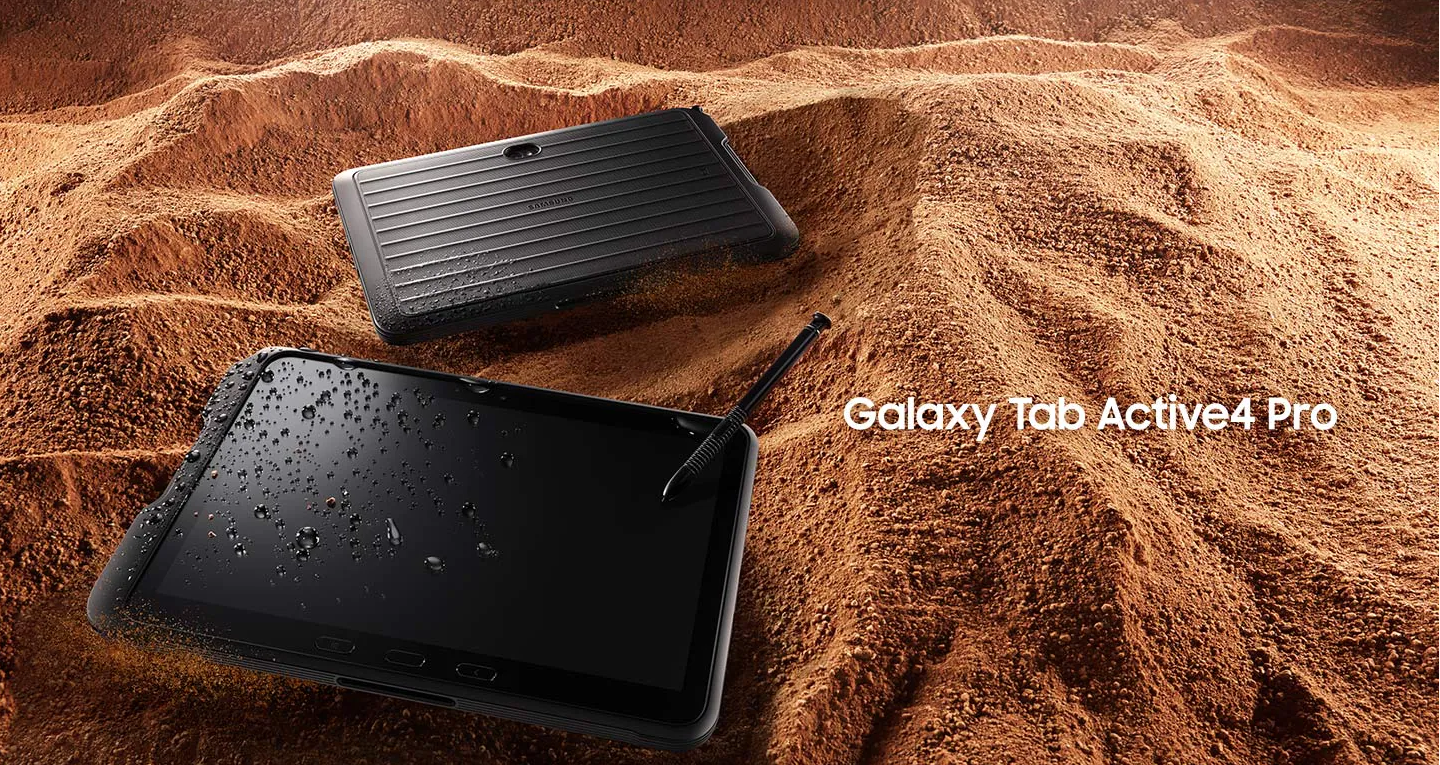 Découvrez la gamme Samsung Galaxy Tab Active4 Pro !